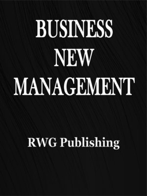 cover image of Business New Management